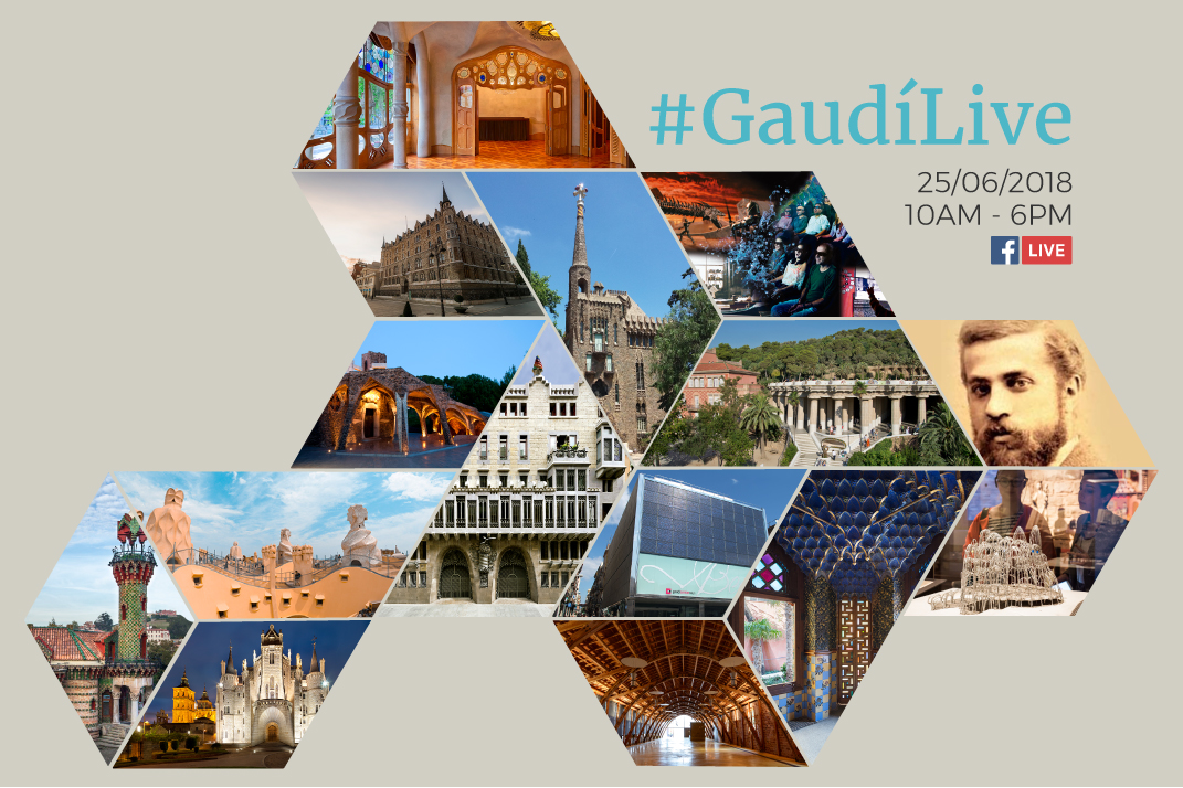 Gaudí celebra 166 anys en directe